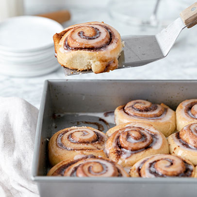 Cinnamon roles made with Fleischmann's Yeast