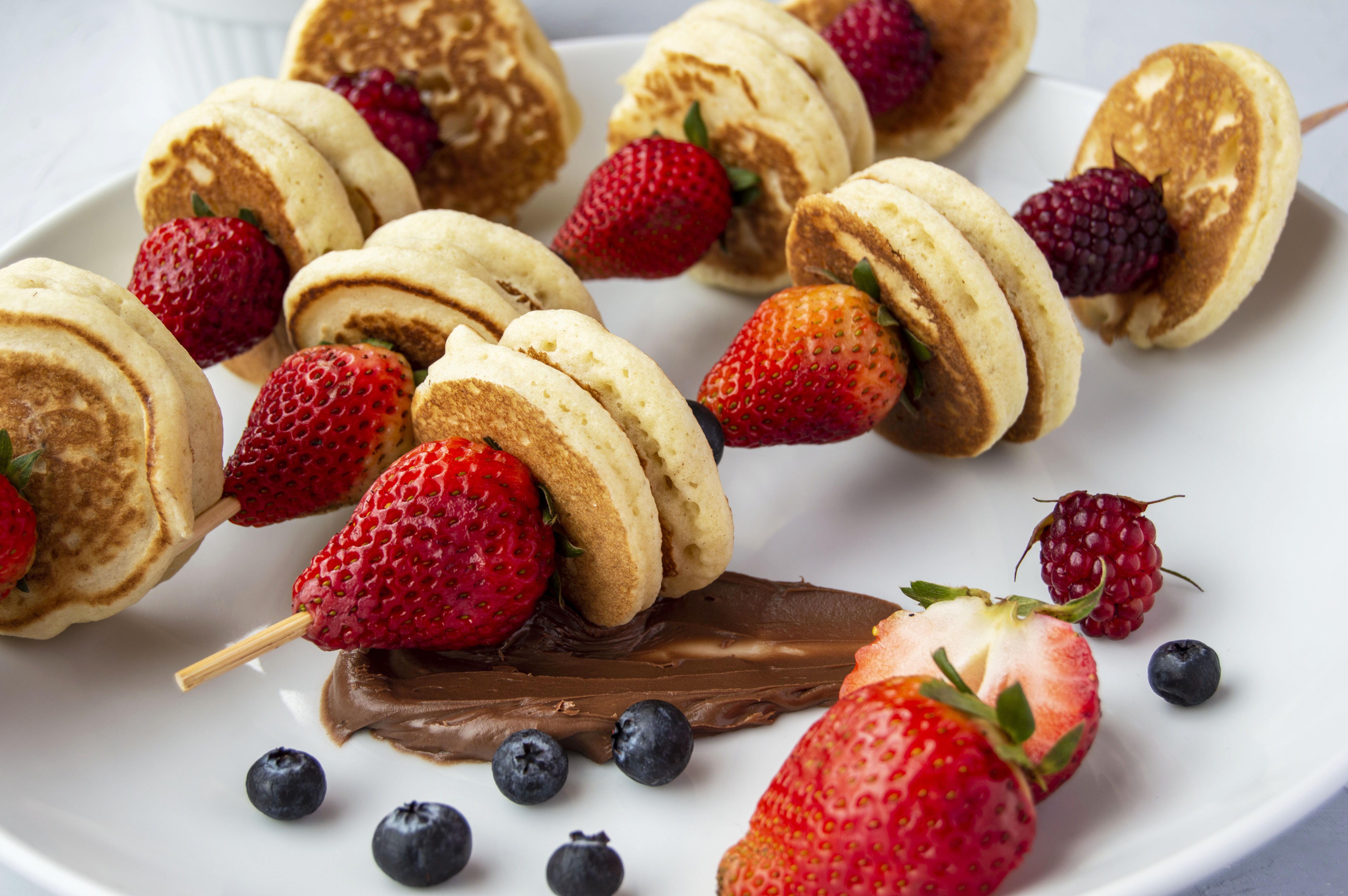 Pancake Skewers Pancake Skewers