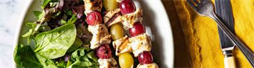 Grapes from Chile Chicken Skewers