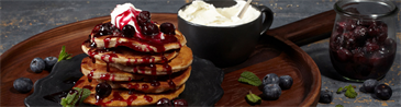 Violife Blueberry Pancakes
