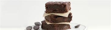Double Dark Chocolate Brownies with Planet Oat
