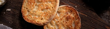 Toasted English Muffins with Wesson Plant Butter