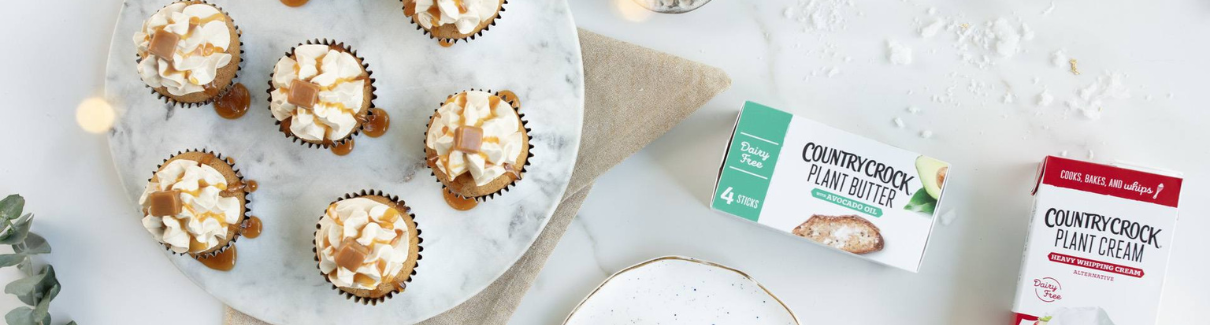 Country Crock Dairy-Free Salted Caramel Cupcakes - CTown Supermarkets