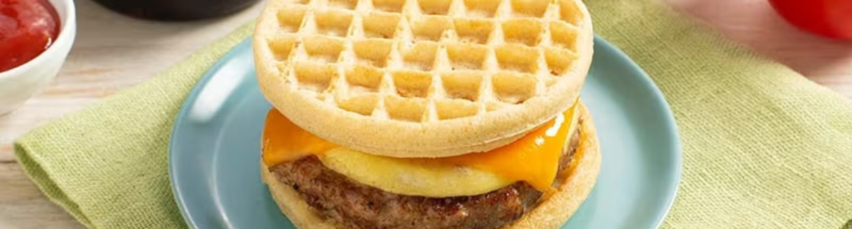 Sausage, Egg and Cheese Sandwich with Eggo® - CTown Supermarkets