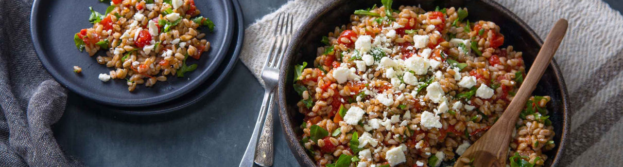 Farro and Tomato Salad with Hunt's Diced Tomatoes - CTown Supermarkets