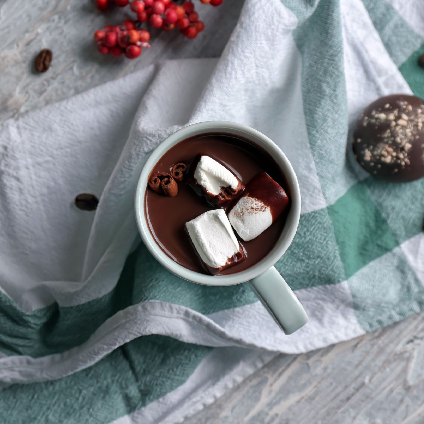Mexican Spiked Hot Chocolate in mug Mexican Spiked Hot Chocolate in mug