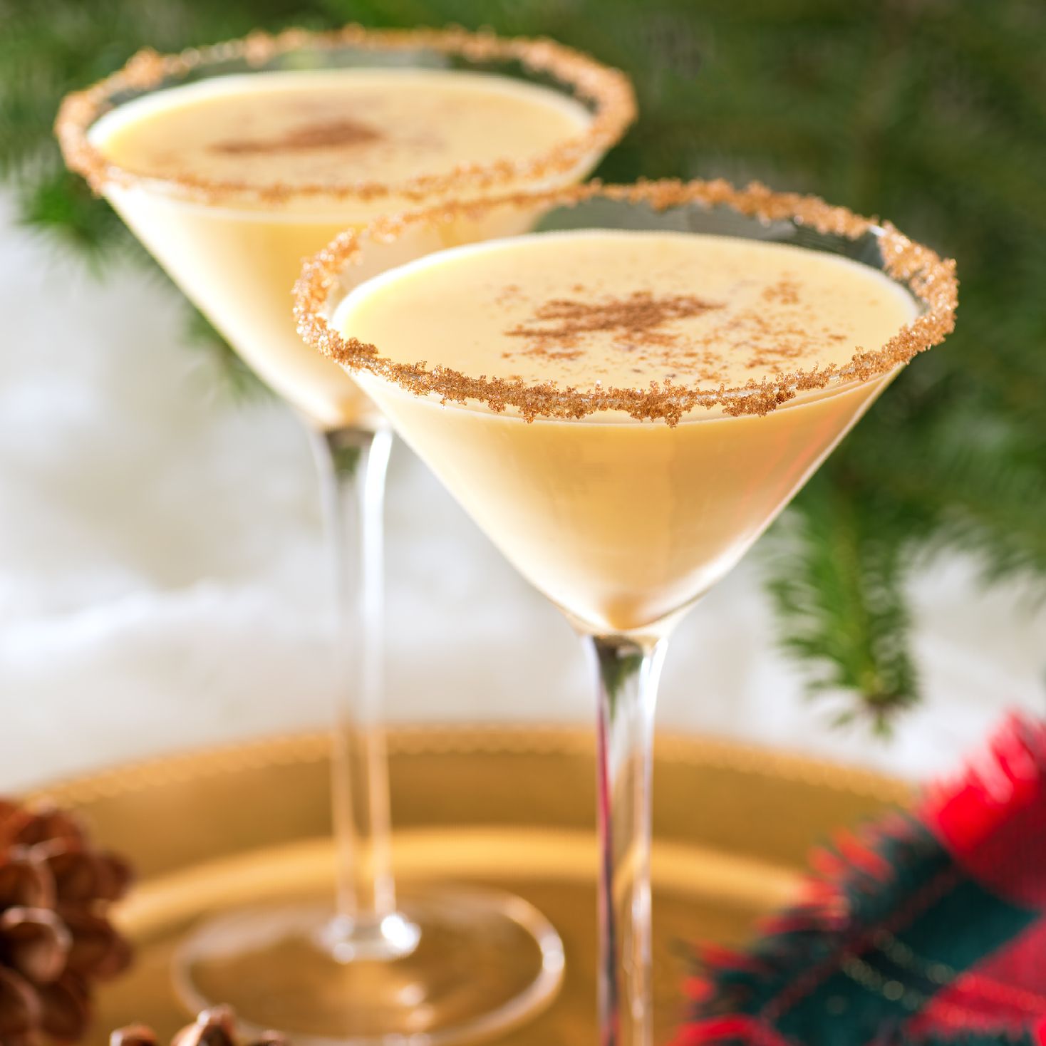 Tres Leches Martini in Glasses Tres Leches Martini in Glasses