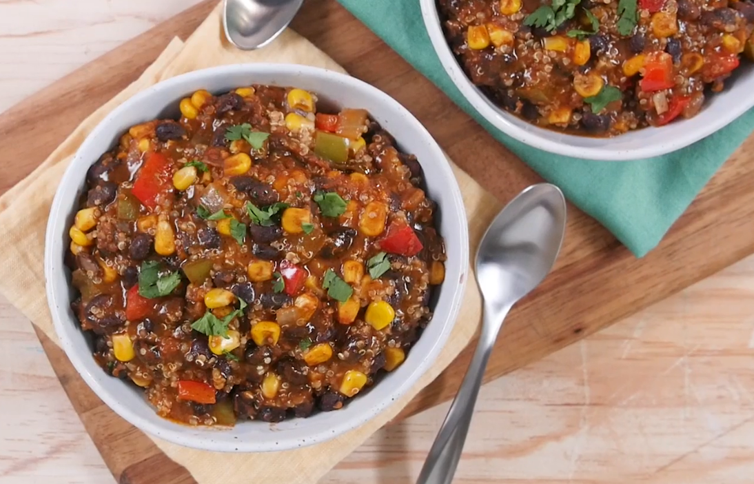 Goya Quinoa and Black Bean Chili Goya Quinoa and Black Bean Chili